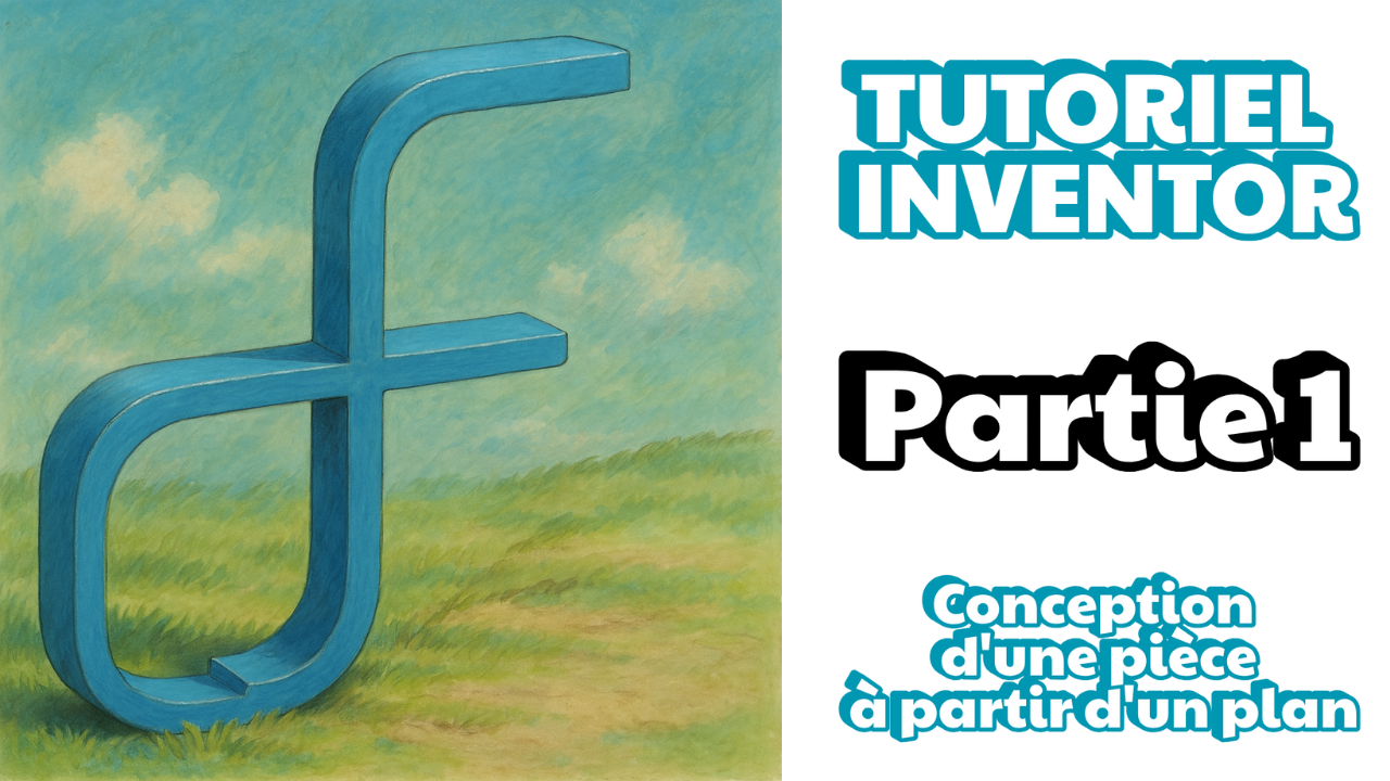 N modéliser avec inventor et un plan P1